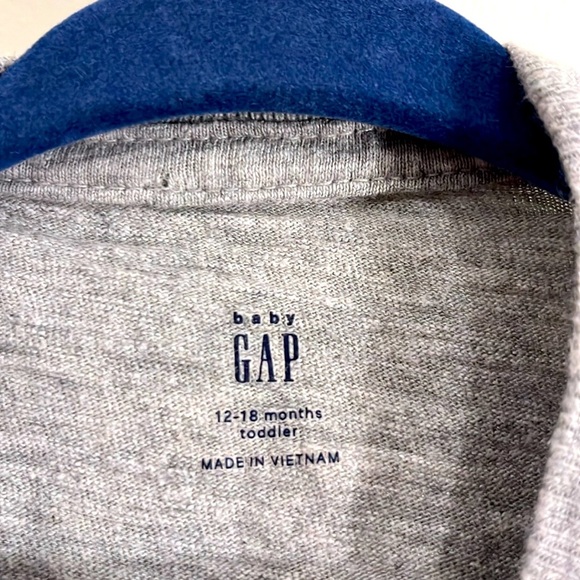 BABY GAP Infant 12-18 Dig Your Planet Earth Tee Green Is The Goal Short Sleeve - Picture 6 of 6